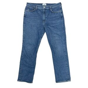 Agolde | Merrel Slim Straight Jean in Cinema Medium Wash Stretch Denim Size 32